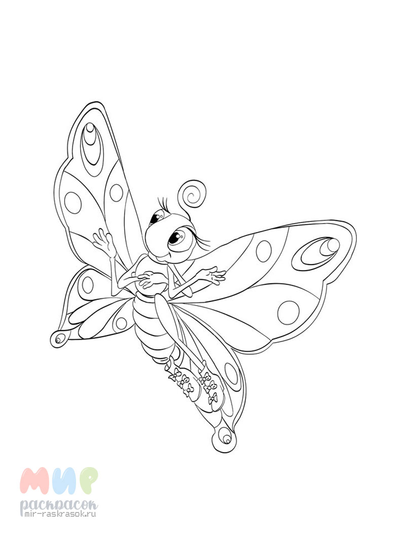 Раскраски бабочек. Рисунки бабочек, картинки бабочек скачать