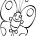 Картинка раскраски 2 - Раскраска Бабочка мимо пролетала.