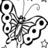 Картинка раскраски 7 - Раскраска Бабочка красавица.