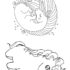 Картинка раскраски 5 - Раскраска Единорог свою сбрую поволок.
