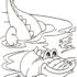 Картинка раскраски 1 - Раскраска Крокодил.