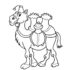 Картинка раскраски 4 - Раскраска Верблюд два горба тут.